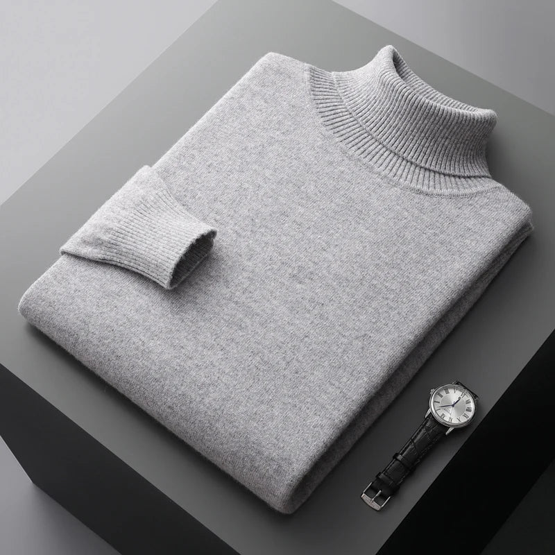 Pull en Laine Premium Col Roulé Homme et Femme – Doux, Léger et Élégant pour Toutes Occasions, Tailles S à XL 0
