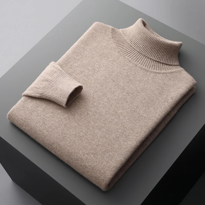 Pull en Laine Premium Col Roulé Homme et Femme – Doux, Léger et Élégant pour Toutes Occasions, Tailles S à XL 1