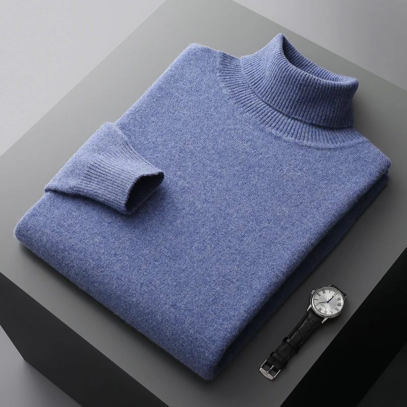 Pull en Laine Premium Col Roulé Homme et Femme – Doux, Léger et Élégant pour Toutes Occasions, Tailles S à XL 2