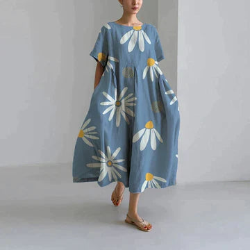 Robe Décontractée et Élégante avec Imprimé Floral – Confortable et Chic 10