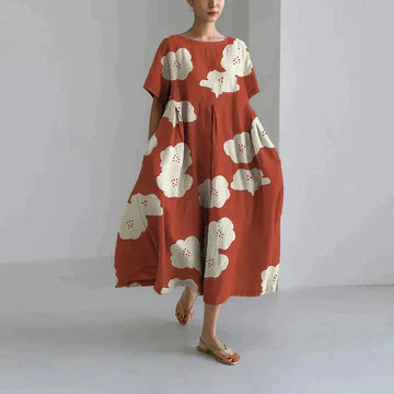 Robe Décontractée et Élégante avec Imprimé Floral – Confortable et Chic 8