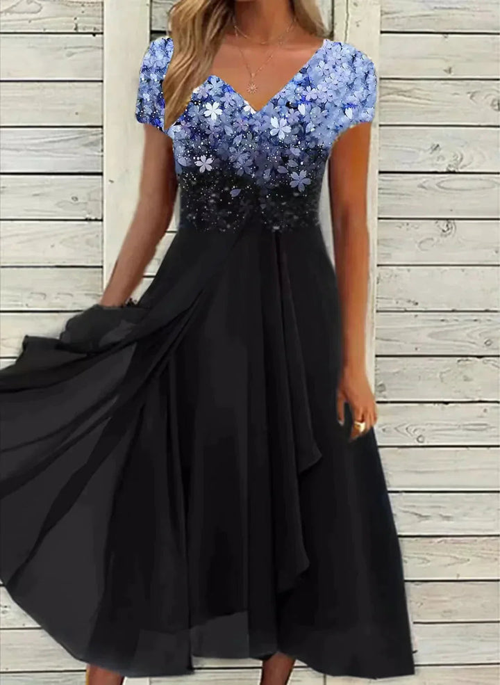 Robe Femme Élégante Noire Taille M Polyester 0