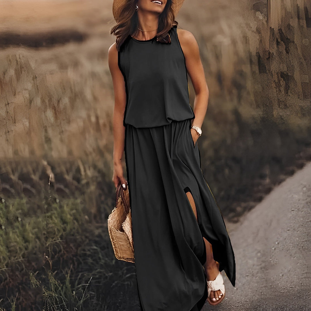Robe Longue Femme Multicolore Taille M Polyester Été 1