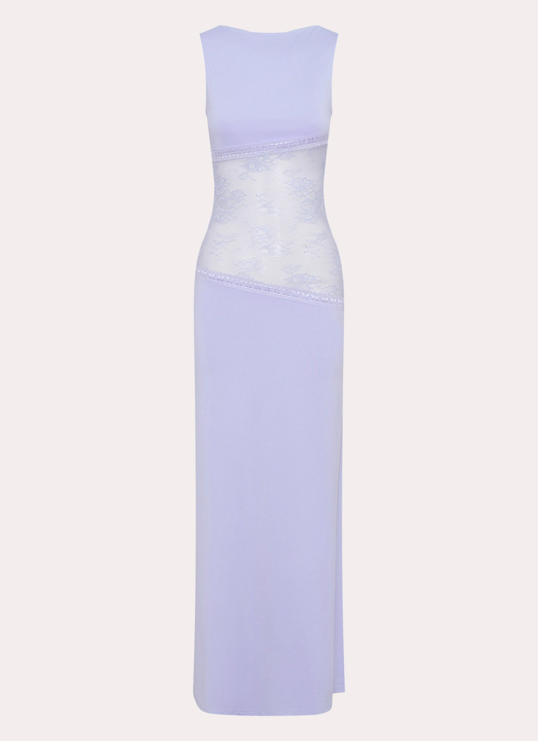Robe Longue Femme Noire Élégante avec Détail en Dentelle Transparente – Maxi Longueur Été Chic 5