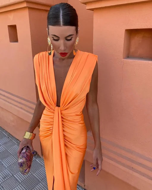 Robe Longue Femme Plissée en Tissu de Haute Qualité – Élégante et Légère pour Toutes les Occasions 1