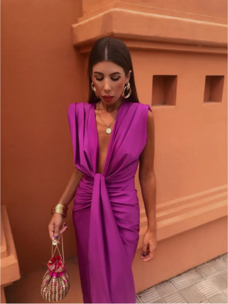 Robe Longue Femme Plissée en Tissu de Haute Qualité – Élégante et Légère pour Toutes les Occasions 4