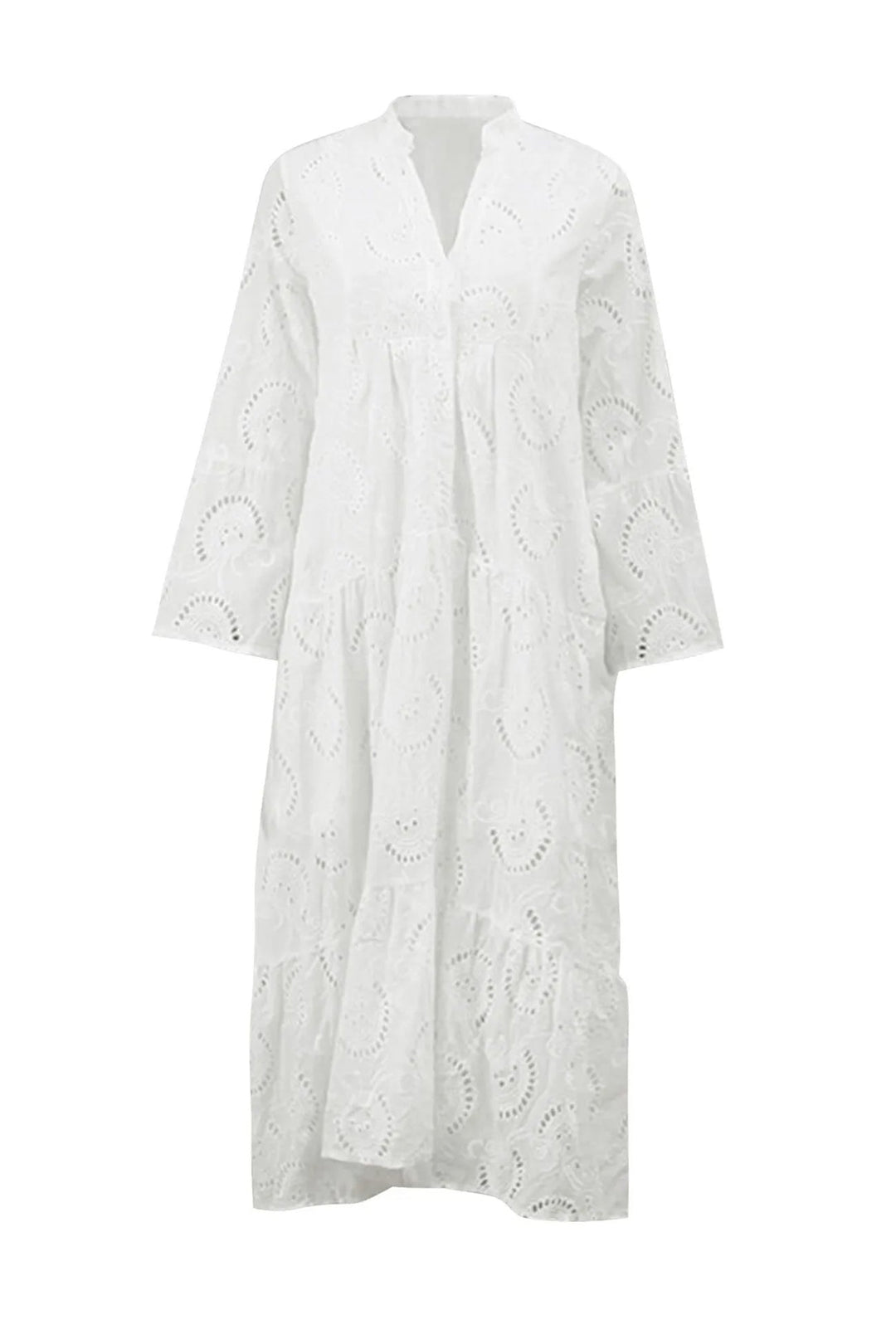 Robe Longue Femme en Dentelle Aérienne – Élégante et Confortable pour Soirées et Événements Estivaux 8