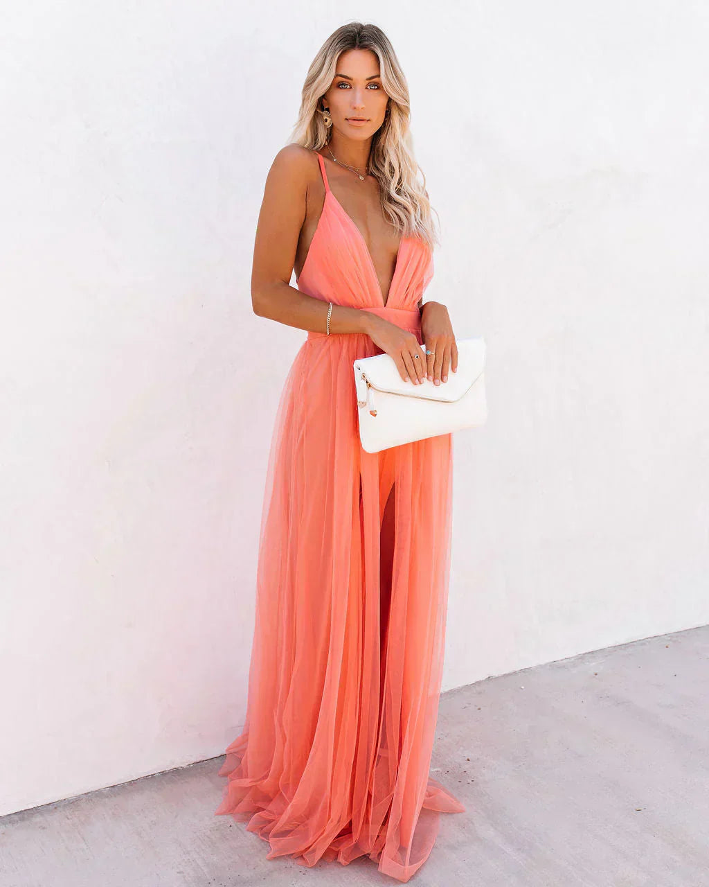 Robe Maxi Élégante Amelia en Tissu Confortable – Idéale pour Toutes Occasions 0