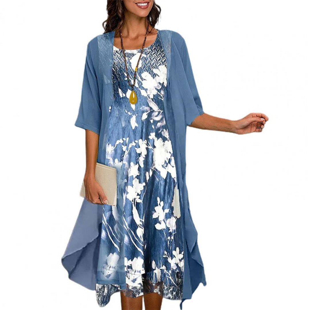 Robe d'Été Femme Élastique Chic en Tissu Léger – Confortable, Disponible en Plusieurs Tailles et Couleurs 0