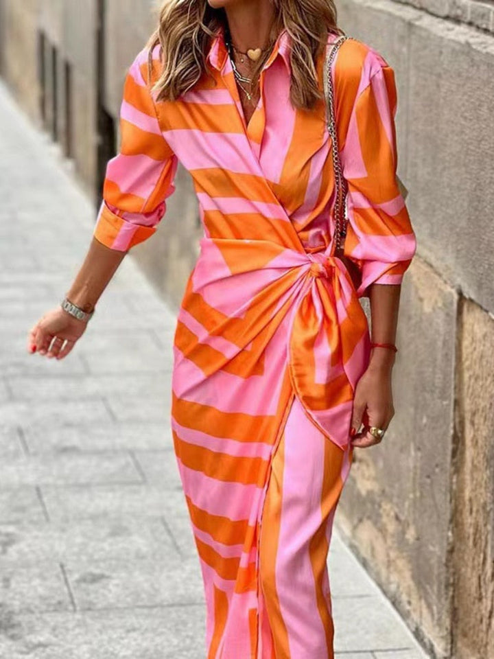 Robe d'Été Femme Longue Chic en Tissu Léger – Élégance et Confort pour Sorties Estivales 0