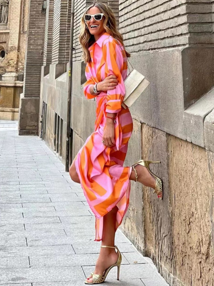 Robe d'Été Femme Longue Chic en Tissu Léger – Élégance et Confort pour Sorties Estivales 1
