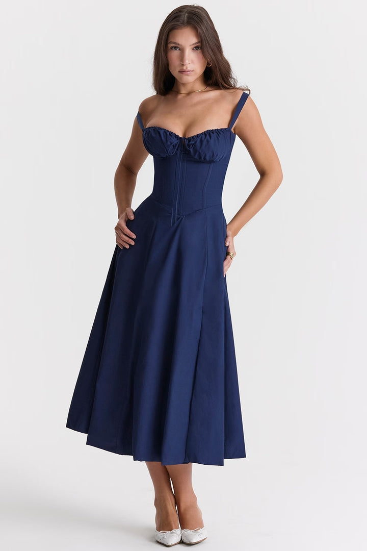 Robe d'été Femme Bustier Colorée à Décolleté en Cœur et Fente Latérale – Élégante et Confortable pour les Journées Chaudes 5