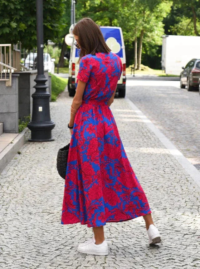 Robe d'été Longue Élégante Femme en Tissu Doux - Chic et Confortable pour Toutes Occasions 2