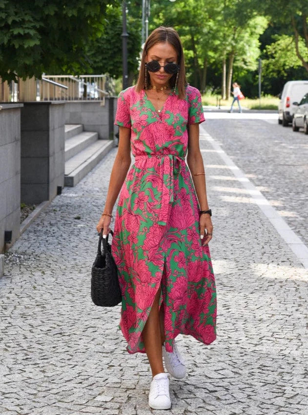 Robe d'été Longue Élégante Femme en Tissu Doux - Chic et Confortable pour Toutes Occasions 3