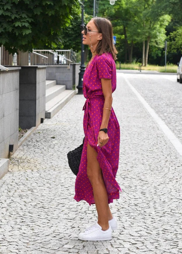 Robe d'été Longue Élégante Femme en Tissu Doux - Chic et Confortable pour Toutes Occasions 6