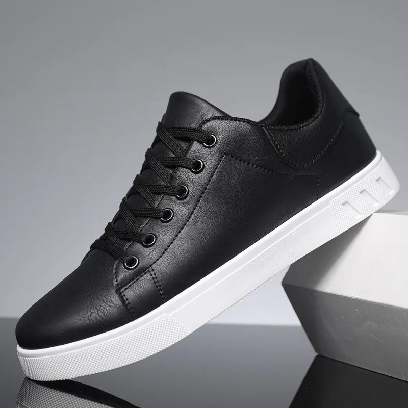 Baskets en Cuir Homme Minimalistes – Confort Léger et Semelle Antidérapante, Idéales pour Toutes Occasions-2