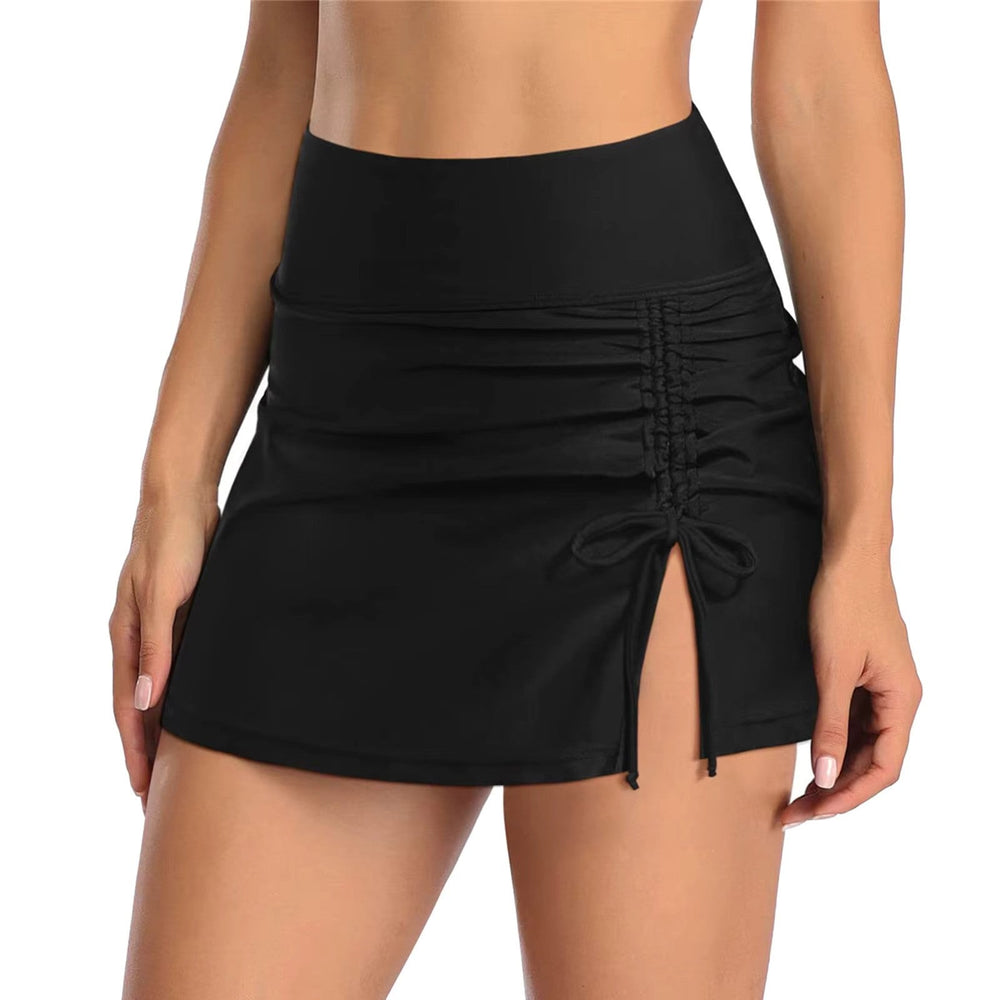 Shorts de Natation pour Femmes Élastiques avec Ouvertures Latérales - Sèche Rapidement et Confort Optimal-2