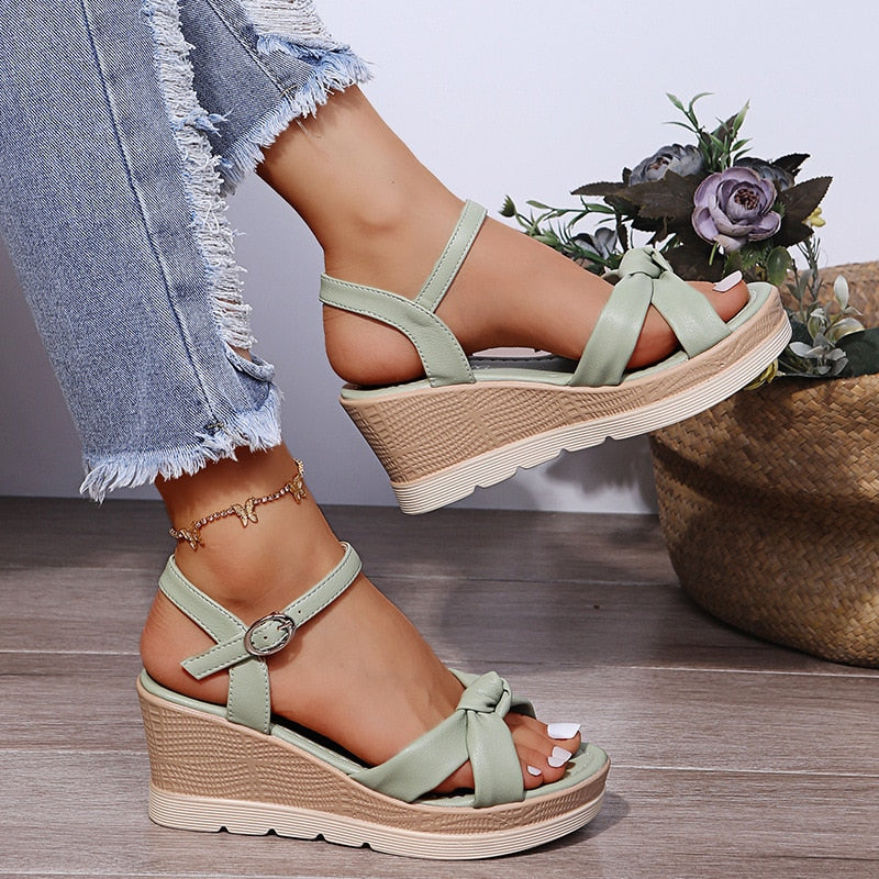 Sandales Luxe Femme en Suède avec Semelle Ergonomique en Liège - Élégantes et Confortables pour Printemps Été 5