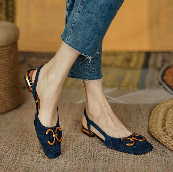 Sandales Femme Orthopédiques Confortables avec Semelle Amortissante et Boucle Réglable - Disponibles en Noir, Beige, Bleu 1