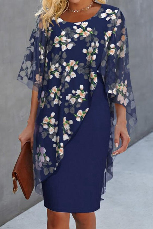 Robe Longue Fleurie Chic Femme en Tissu Doux – Design Flatteur pour Toutes Occasions-3