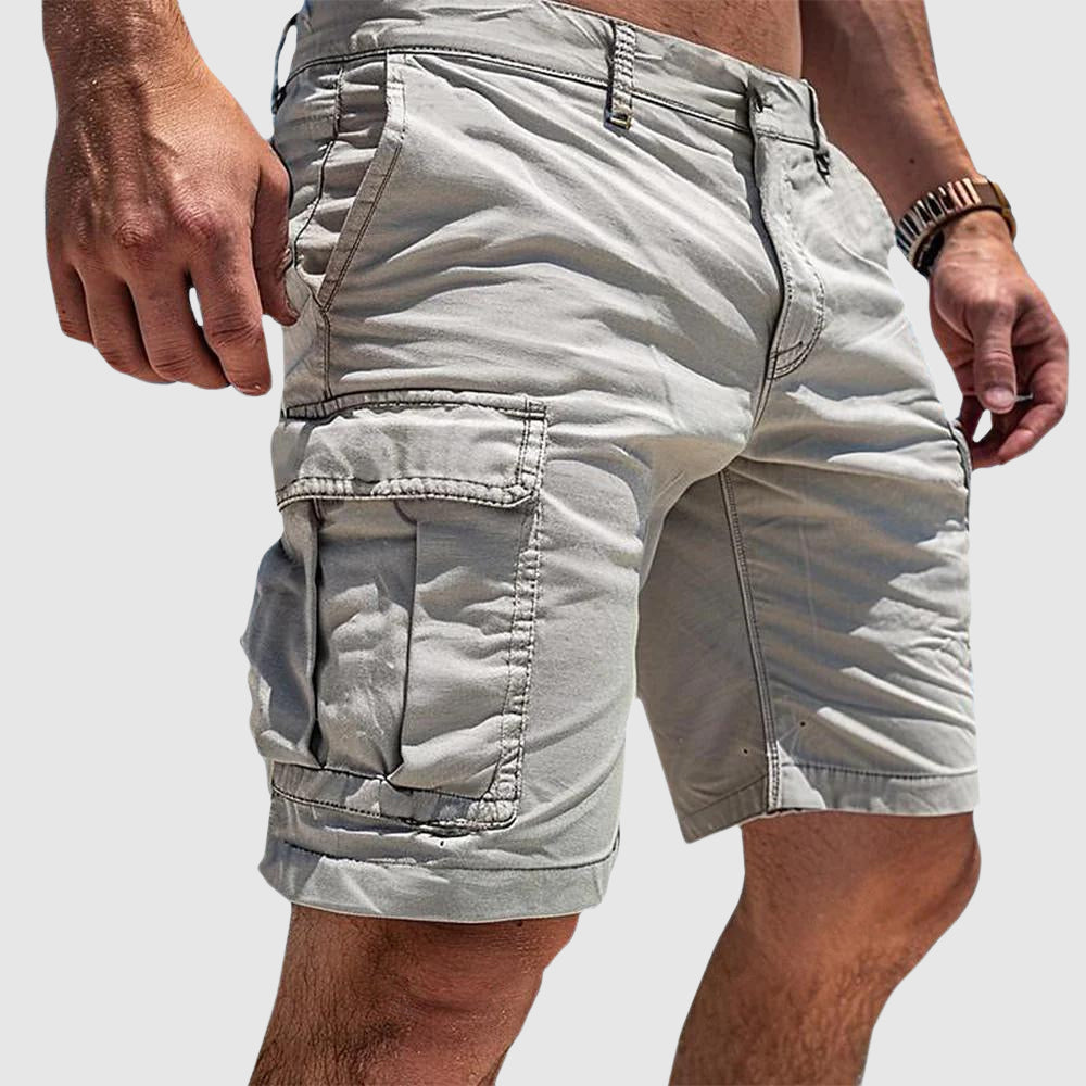 Shorts Cargo Confortables en Tissu Respirant avec Poches Spacieuses – Idéal pour Activités en Plein Air 0