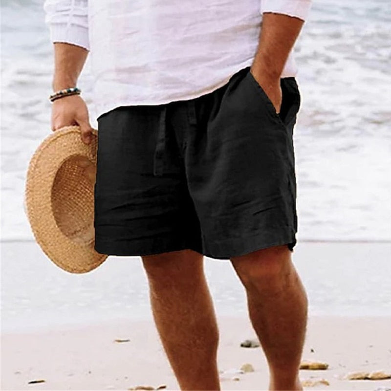 Shorts pour Hommes Légers avec Poches et Cordon de Serrage – Confort Été 2