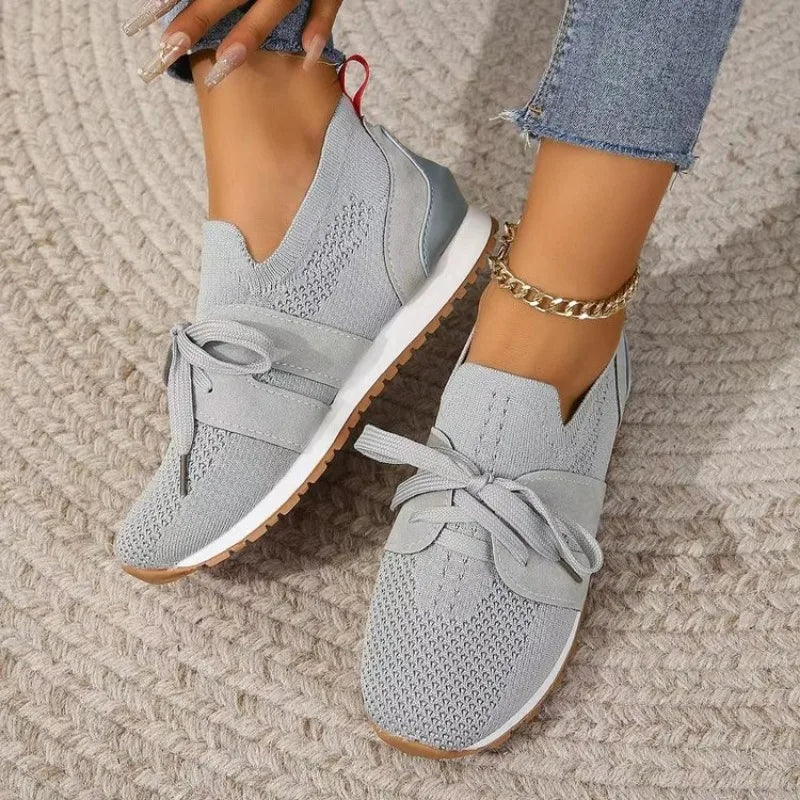 Sneakers Femme Confortables et Élégantes en Tissu Respirant – Idéales pour Marche et Vie Active 2