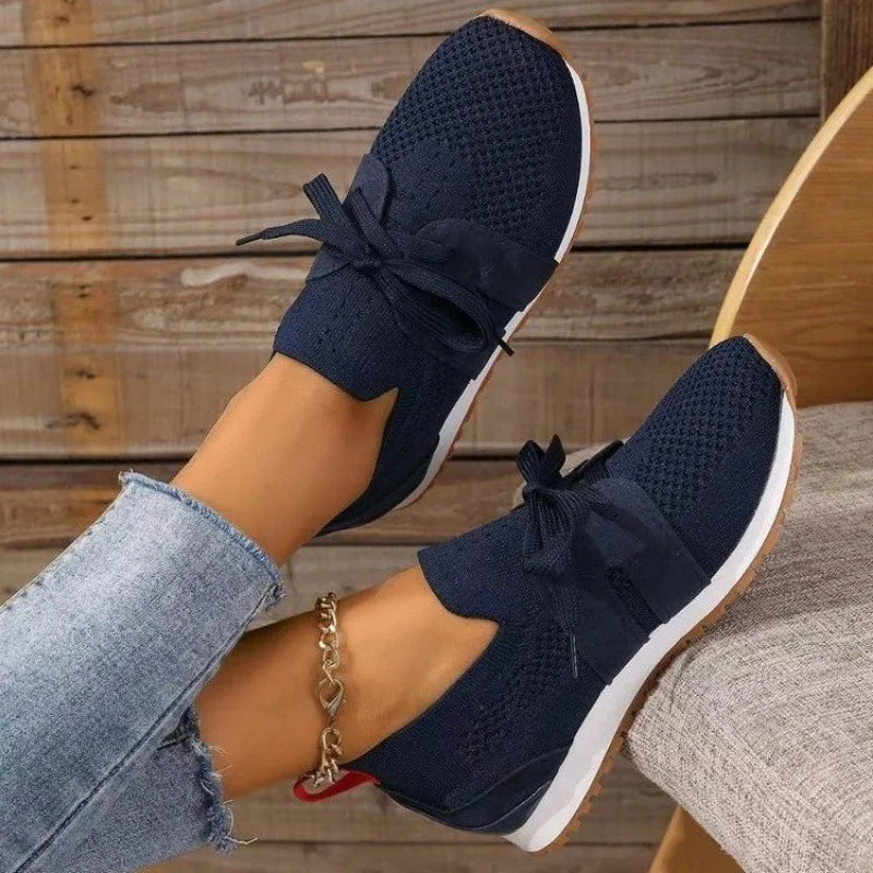 Sneakers Femme Confortables et Élégantes en Tissu Respirant – Idéales pour Marche et Vie Active 3