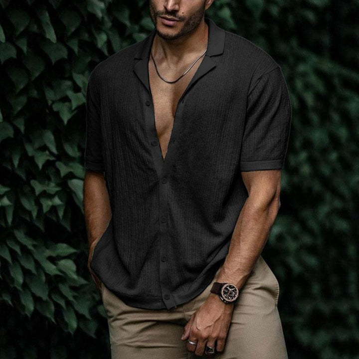 T-Shirt Homme V-Neck Uni Bleu Taille M à 5XL 100% Coton 5