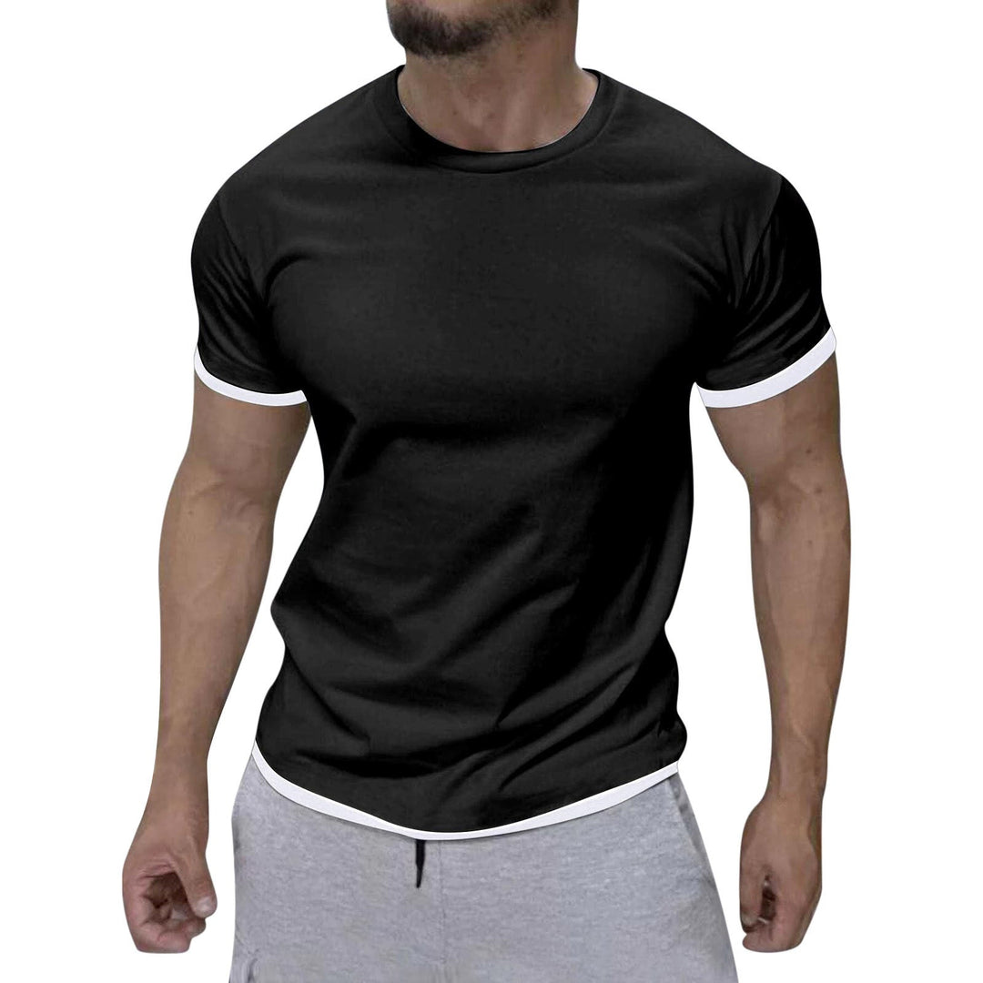 T-shirt Sport Homme Rouge Taille L Mélange de Fibres 7