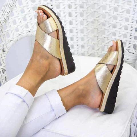 Tongs Femmes Confortables avec Semelles Rembourrées et Design Élégant - Idéales pour le Quotidien 4