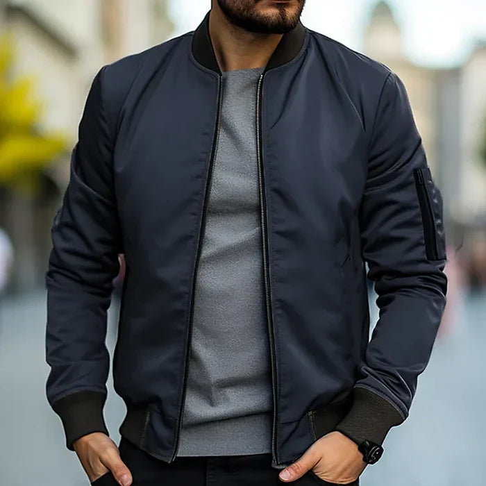 Veste Bomber Femme Élégante Noir – Confort Slim-Fit avec Poches Fonctionnelles et Doublure Légère 0