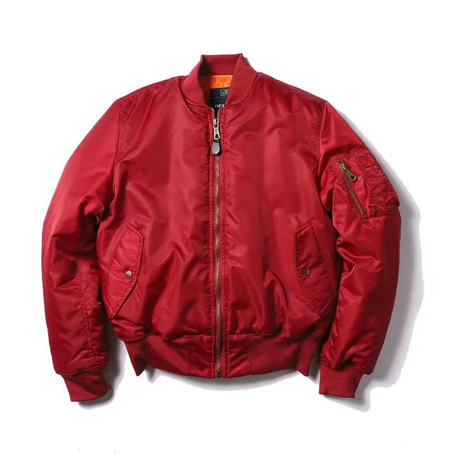 Veste Bomber MA-1 en Nylon Résistante au Vent et à l'Eau pour Homme et Femme - Style Classique et Confort Optimal 0