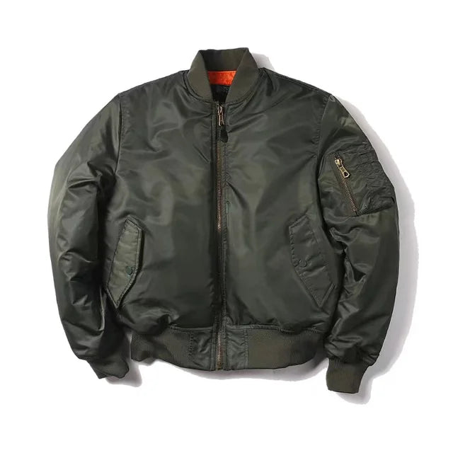 Veste Bomber MA-1 en Nylon Résistante au Vent et à l'Eau pour Homme et Femme - Style Classique et Confort Optimal 10