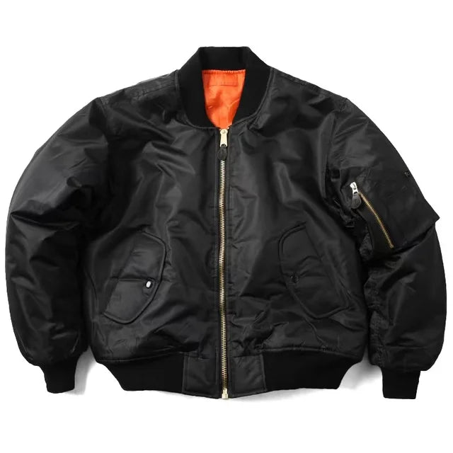 Veste Bomber MA-1 en Nylon Résistante au Vent et à l'Eau pour Homme et Femme - Style Classique et Confort Optimal 3