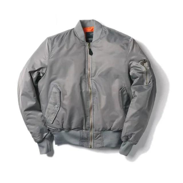 Veste Bomber MA-1 en Nylon Résistante au Vent et à l'Eau pour Homme et Femme - Style Classique et Confort Optimal 7