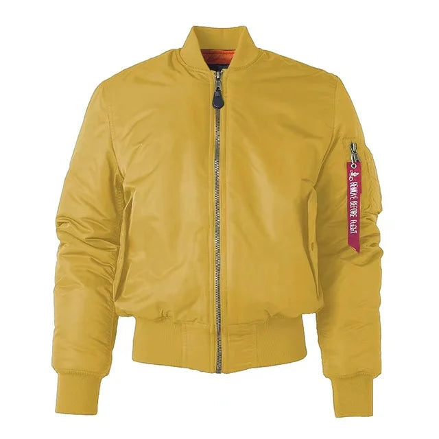 Veste Bomber MA-1 en Nylon Résistante au Vent et à l'Eau pour Homme et Femme - Style Classique et Confort Optimal 9