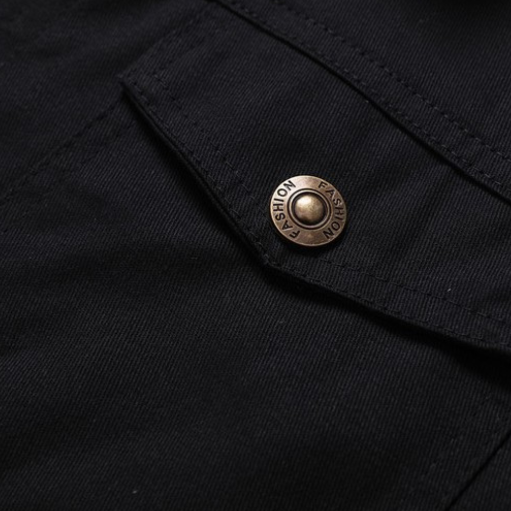 Veste Bomber Vintage Homme Élégante et Chaude, Idéale pour Printemps et Été, Polyvalente avec Poches Fonctionnelles 2