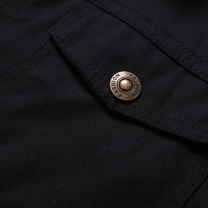 Veste Bomber Vintage Homme Élégante et Chaude, Idéale pour Printemps et Été, Polyvalente avec Poches Fonctionnelles 2