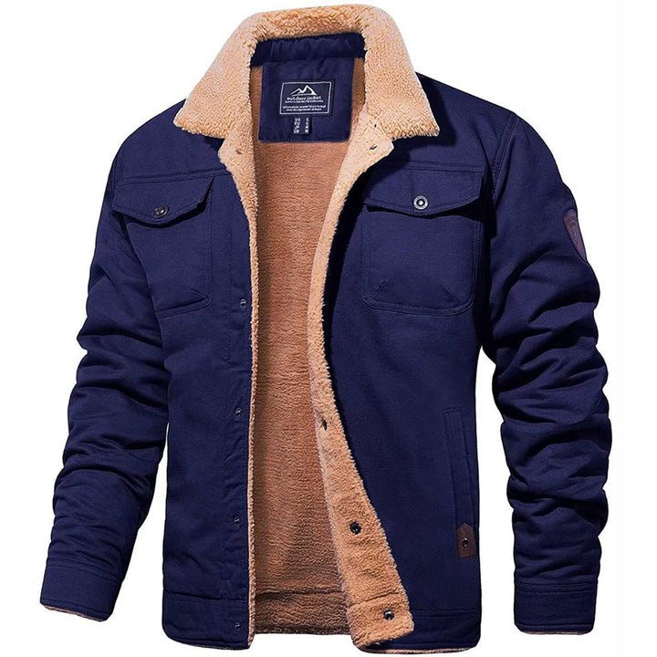 Veste Bomber Vintage Homme Élégante et Chaude, Idéale pour Printemps et Été, Polyvalente avec Poches Fonctionnelles 4