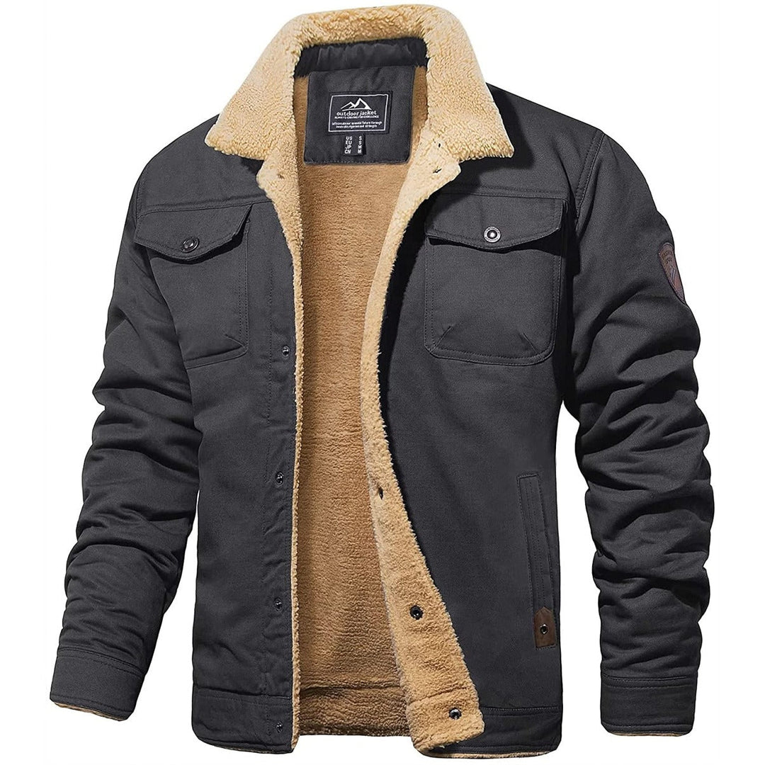 Veste Bomber Vintage Homme Élégante et Chaude, Idéale pour Printemps et Été, Polyvalente avec Poches Fonctionnelles 5