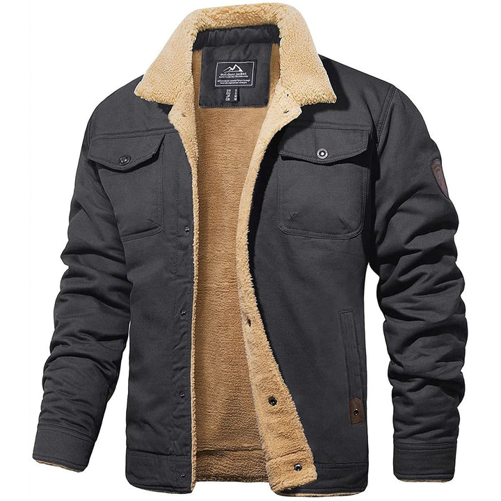 Veste Bomber Vintage Homme Élégante et Chaude, Idéale pour Printemps et Été, Polyvalente avec Poches Fonctionnelles 5