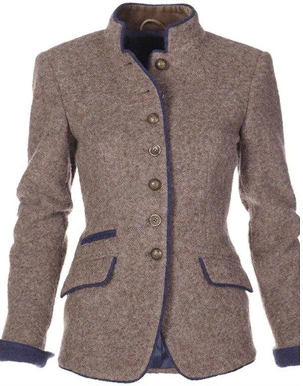 Veste Élégante à Manches Longues en Polyuréthane et Spandex – Confort et Style 1