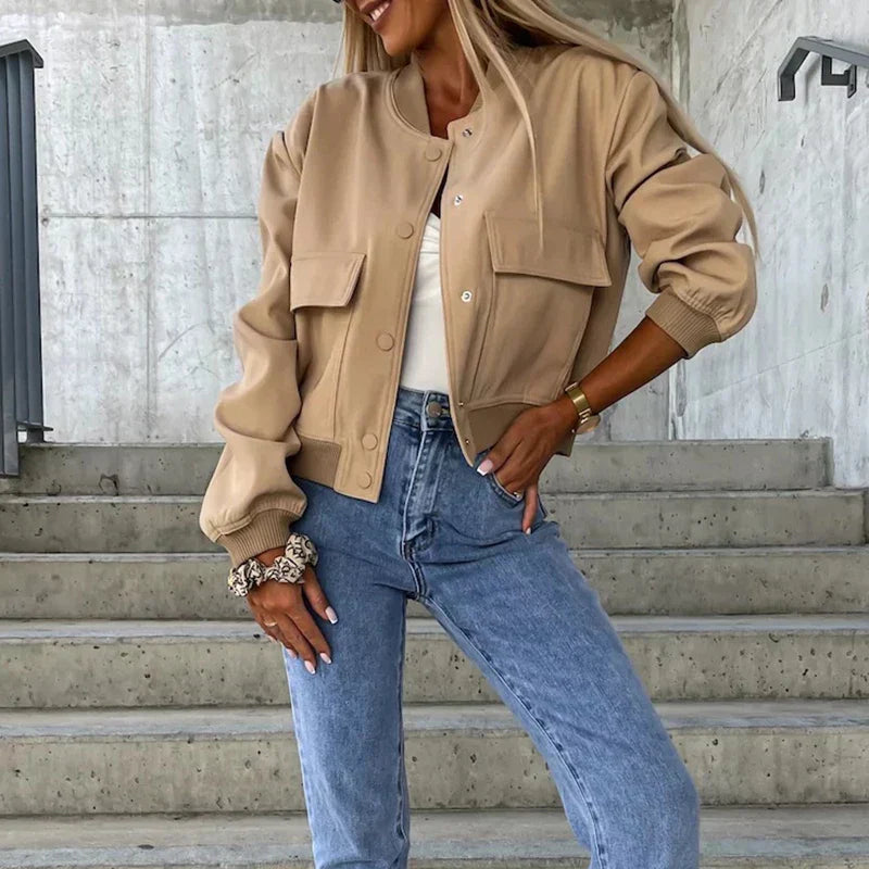 Veste Femme Élégante en Coton et Polyester, Casual et Confortable – Idéale pour Toutes Occasions 1