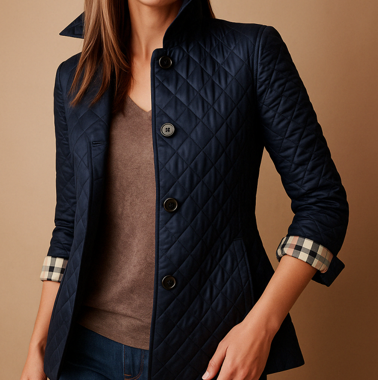 Veste Femme Élégante en Soie et Coton, Coupe Slim, Confort pour l'Automne et l'Hiver – Plusieurs Couleurs Disponibles 2