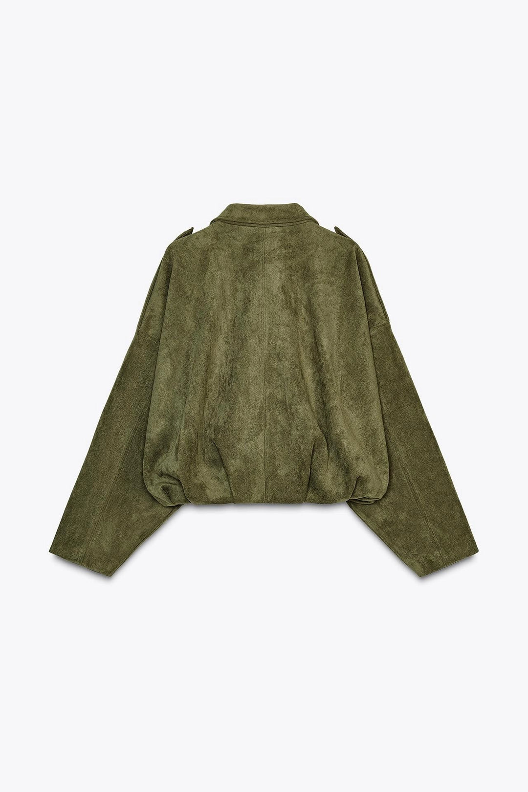 Veste Femme Suédine Beige Taille M Ample 2