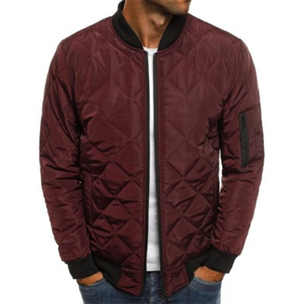 Veste Homme Bomber Légère et Confortable en Polyester – Plusieurs Couleurs Disponibles, Style Tendance et Pratique 1