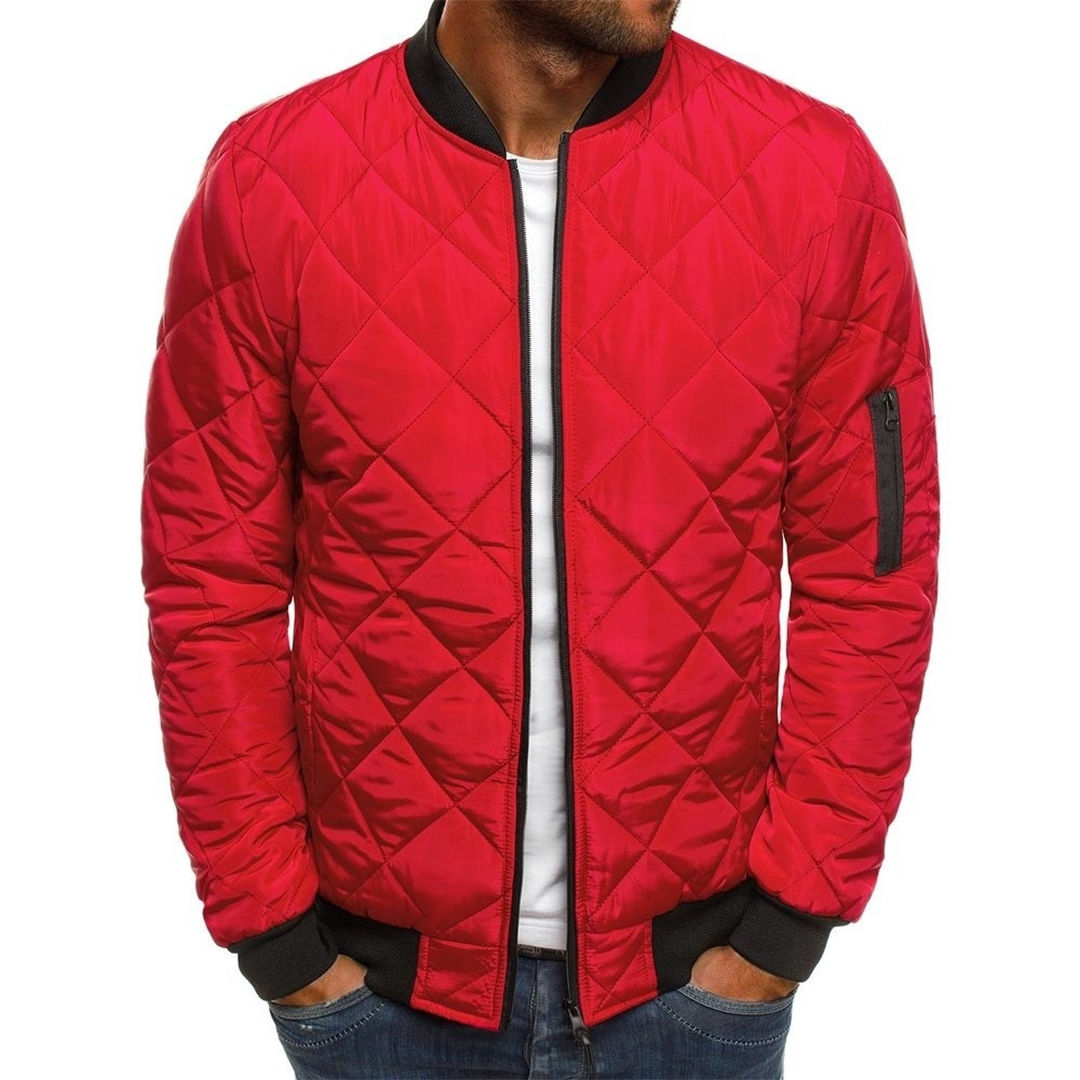 Veste Homme Bomber Légère et Confortable en Polyester – Plusieurs Couleurs Disponibles, Style Tendance et Pratique 3