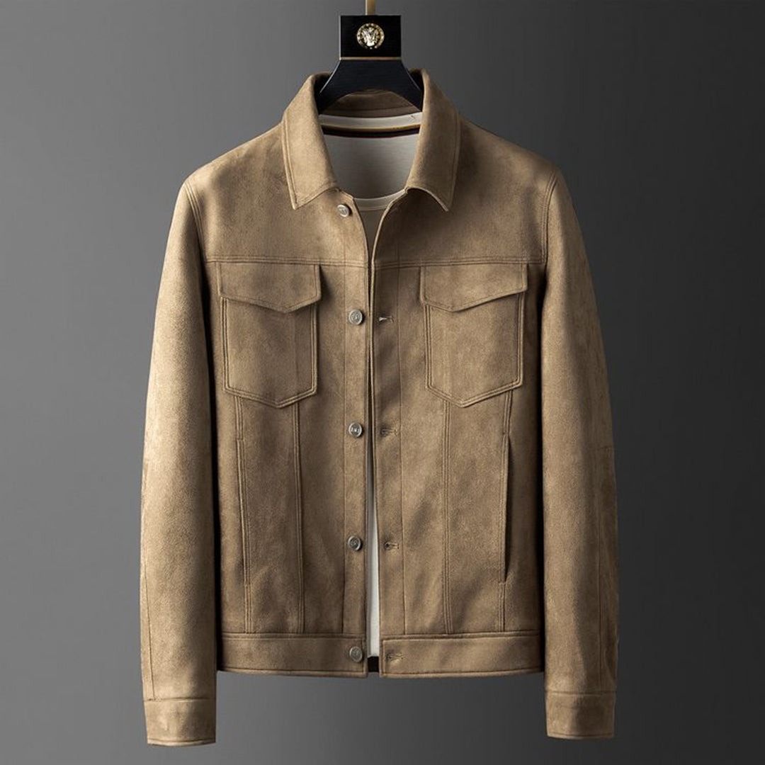 Veste d'Été Femme en Suède Légère et Confortable - Style Casual et Polyvalent pour Printemps Été 0
