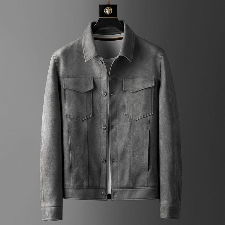 Veste d'Été Femme en Suède Légère et Confortable - Style Casual et Polyvalent pour Printemps Été 2
